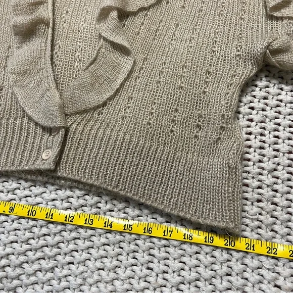 Vintage Pointelle Knit Sweater L - Picture 7 of 8